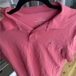 Vineyard Vines Coral Polo Shirt
